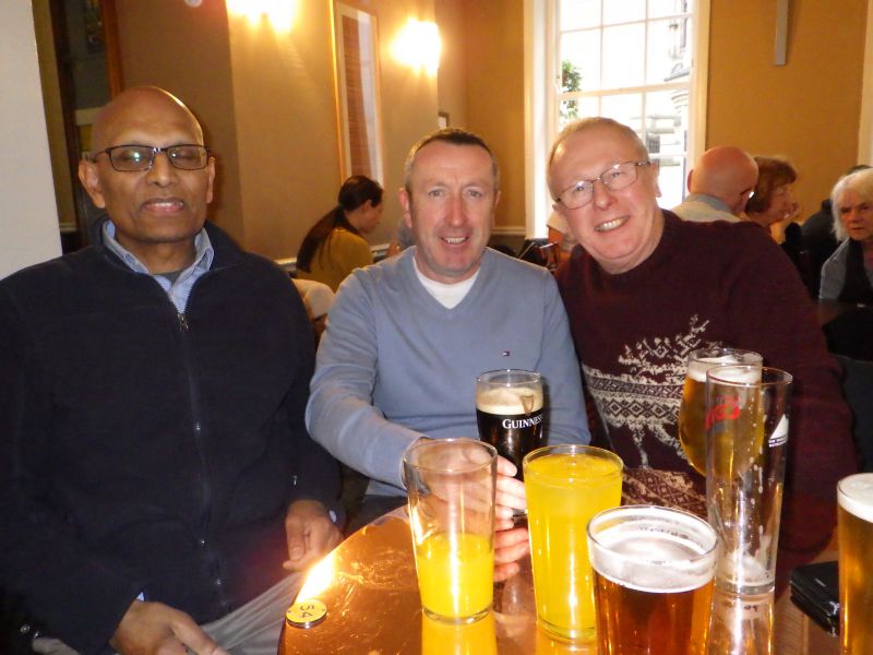 Jag Patel, Dave Crowley and Colin Wood